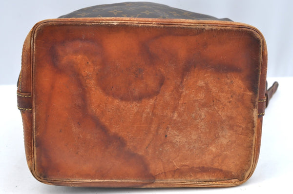 Authentic Louis Vuitton Monogram Noe Shoulder Drawstring Bag M42224 LV 2094F