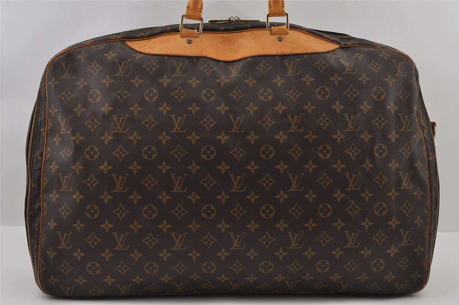 Auth Louis Vuitton Monogram Alize 2 Poches 2 Way Travel Bag M41392 Junk 2094I