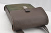 Authentic Louis Vuitton Taiga Saratov Shoulder Cross Bag Khaki M30898 LV 2095I