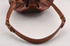 Authentic Louis Vuitton Epi Noe Bi-color Brown Drawstring Bag M44028 LV 2096I