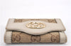 Authentic GUCCI Vintage 6 Key Case Holder GG Canvas Leather 282432 Brown 2097G