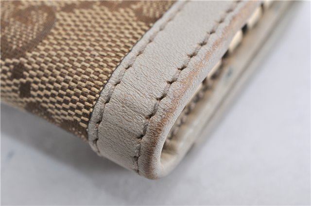 Authentic GUCCI Vintage 6 Key Case Holder GG Canvas Leather 282432 Brown 2097G