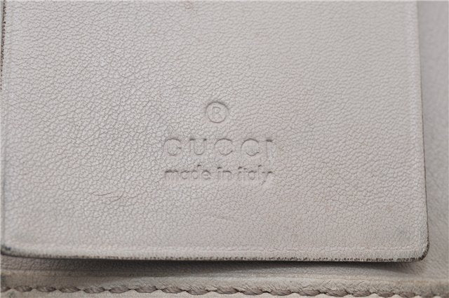 Authentic GUCCI Vintage 6 Key Case Holder GG Canvas Leather 282432 Brown 2097G