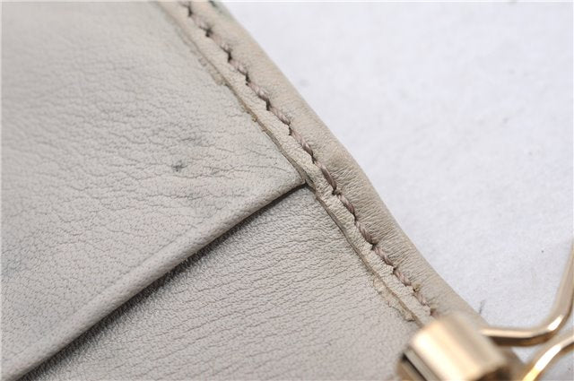 Authentic GUCCI Vintage 6 Key Case Holder GG Canvas Leather 282432 Brown 2097G