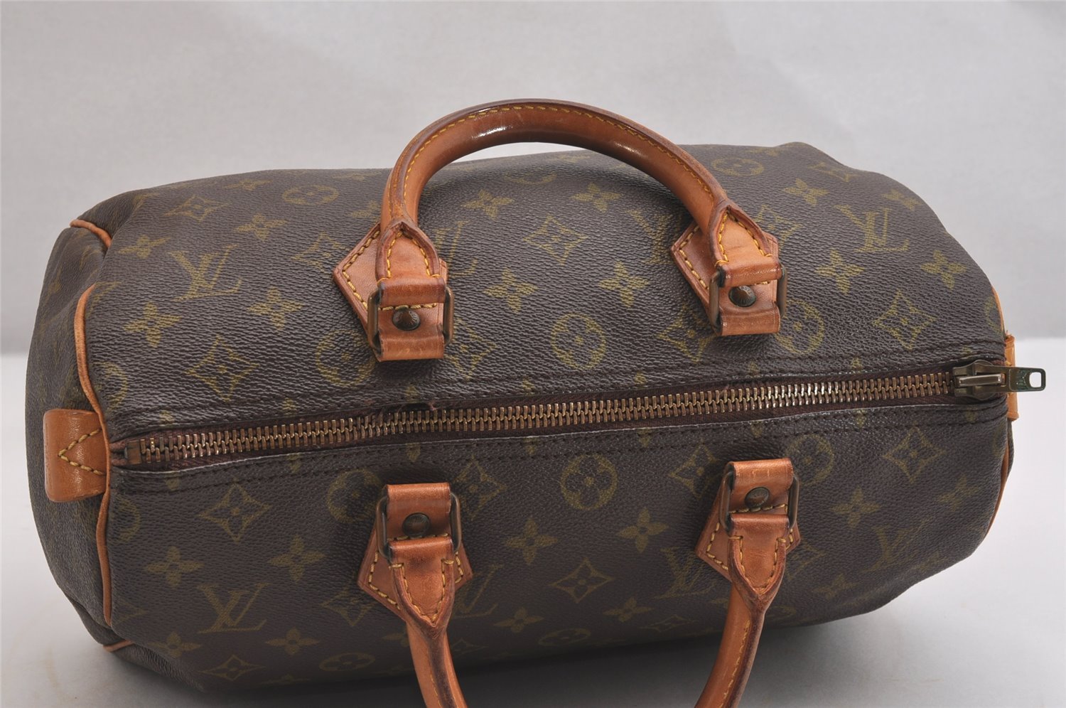 Authentic Louis Vuitton Monogram Speedy 30 Hand Boston Bag Old Model LV 2097I