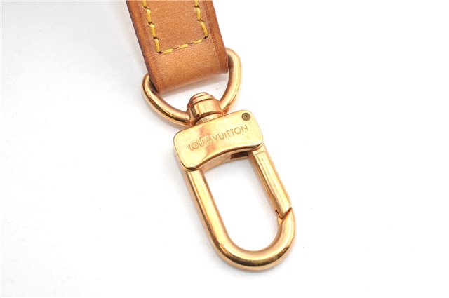 Authentic Louis Vuitton Leather Shoulder Strap Beige 39