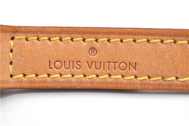 Authentic Louis Vuitton Leather Shoulder Strap Beige 39