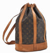 Authentic Louis Vuitton Monogram Randonnee PM Shoulder Bag M42243 LV 2099F