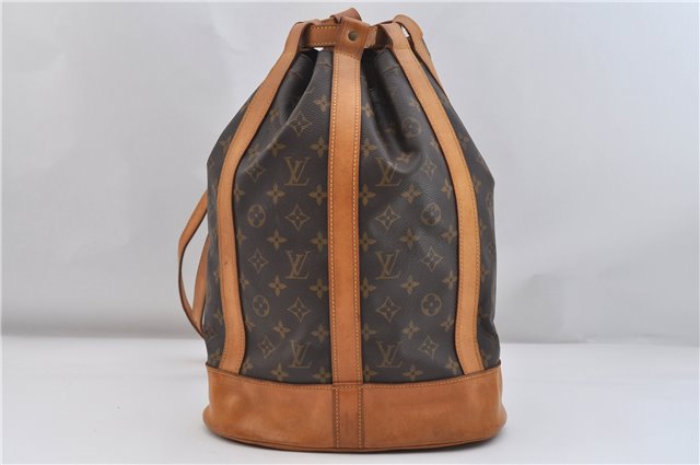 Authentic Louis Vuitton Monogram Randonnee PM Shoulder Bag M42243 LV 2099F