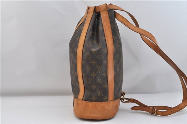 Authentic Louis Vuitton Monogram Randonnee PM Shoulder Bag M42243 LV 2099F