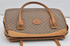 Authentic GUCCI Vintage Micro GG PVC Leather Tote Hand Bag Brown 2099I