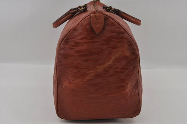 Authentic Louis Vuitton Epi Speedy 40 Hand Boston Bag Brown M42983 LV 2101I