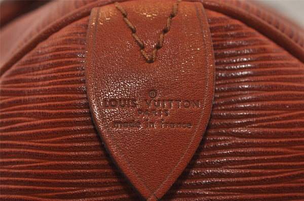 Authentic Louis Vuitton Epi Speedy 40 Hand Boston Bag Brown M42983 LV 2101I