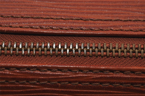 Authentic Louis Vuitton Epi Speedy 40 Hand Boston Bag Brown M42983 LV 2101I