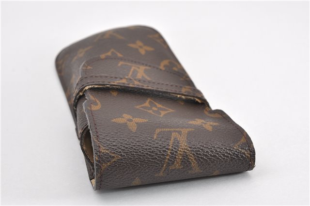 Authentic Louis Vuitton Monogram Etui Lunette Rabat Glasses Case M62970 LV 2102G