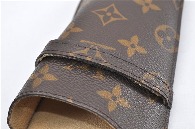 Authentic Louis Vuitton Monogram Etui Lunette Rabat Glasses Case M62970 LV 2102G