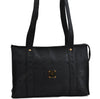 Authentic MCM PVC Vintage Shoulder Tote Bag Black 2103D