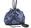 Authentic Louis Vuitton Monogram Ikat Flower Noefull MM 2Way Hand Bag Blue 2103I