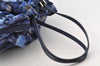Authentic Louis Vuitton Monogram Ikat Flower Noefull MM 2Way Hand Bag Blue 2103I