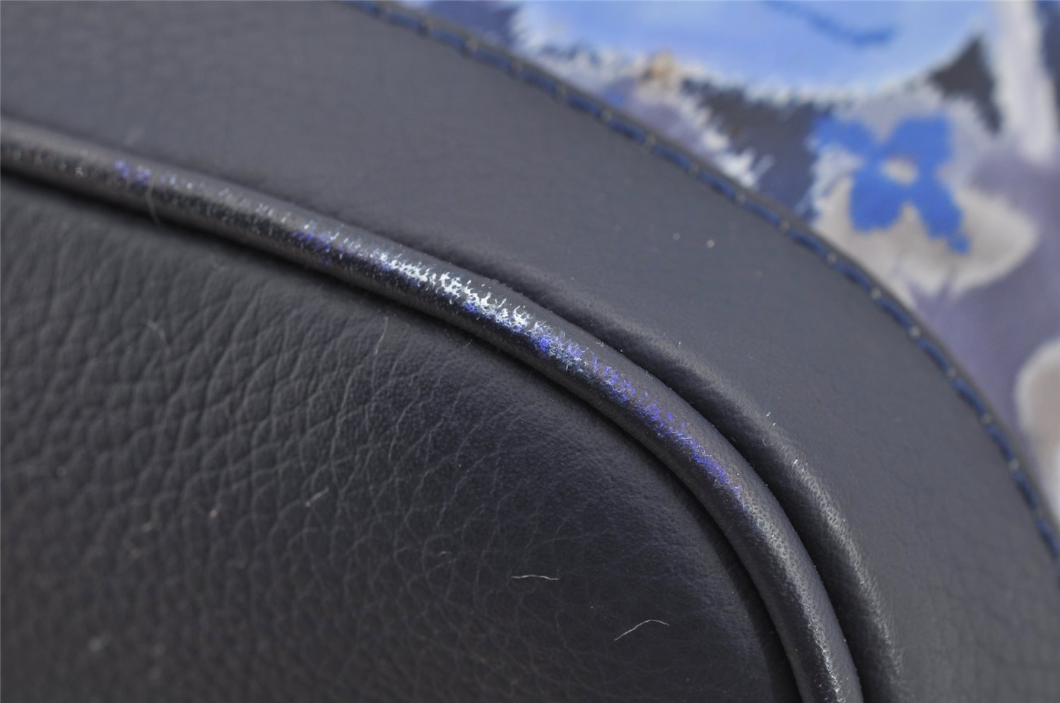 Authentic Louis Vuitton Monogram Ikat Flower Noefull MM 2Way Hand Bag Blue 2103I