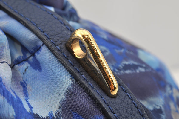 Authentic Louis Vuitton Monogram Ikat Flower Noefull MM 2Way Hand Bag Blue 2103I