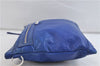 Authentic BALENCIAGA Classic Clip L Clutch Bag Purse Leather 273023 Blue 2104D