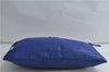 Authentic BALENCIAGA Classic Clip L Clutch Bag Purse Leather 273023 Blue 2104D