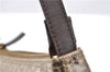Authentic FENDI Zucchino Vintage Hand Bag Pouch Purse PVC Leather Brown 2105G