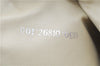 Authentic FENDI Zucchino Vintage Hand Bag Pouch Purse PVC Leather Brown 2105G