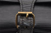 Authentic Louis Vuitton Epi Cartouchiere MM Shoulder Bag Black M52242 LV 2105I