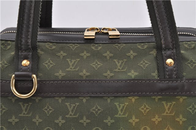 Authentic Louis Vuitton Monogram Mini Josephine PM Hand Bag M92415 Khaki 2106D