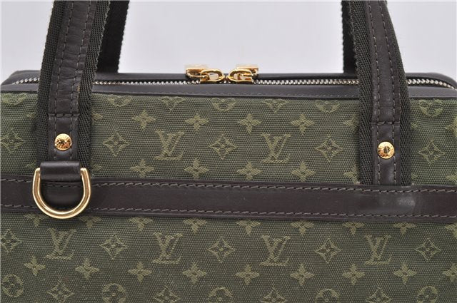 Authentic Louis Vuitton Monogram Mini Josephine PM Hand Bag M92415 Khaki 2106D