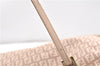 Authentic FENDI Zucchino Shoulder Tote Bag Canvas Leather Beige Pink 2106G