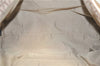 Authentic FENDI Zucchino Shoulder Tote Bag Canvas Leather Beige Pink 2106G