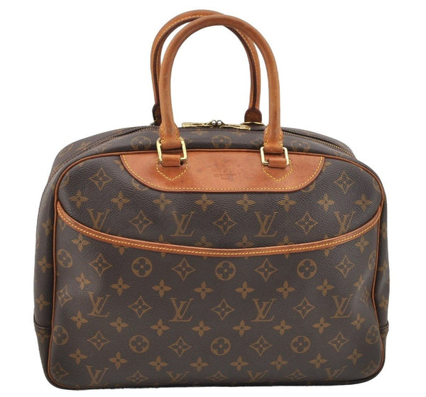 Authentic Louis Vuitton Monogram Deauville Hand Bag M47270 LV 2106I