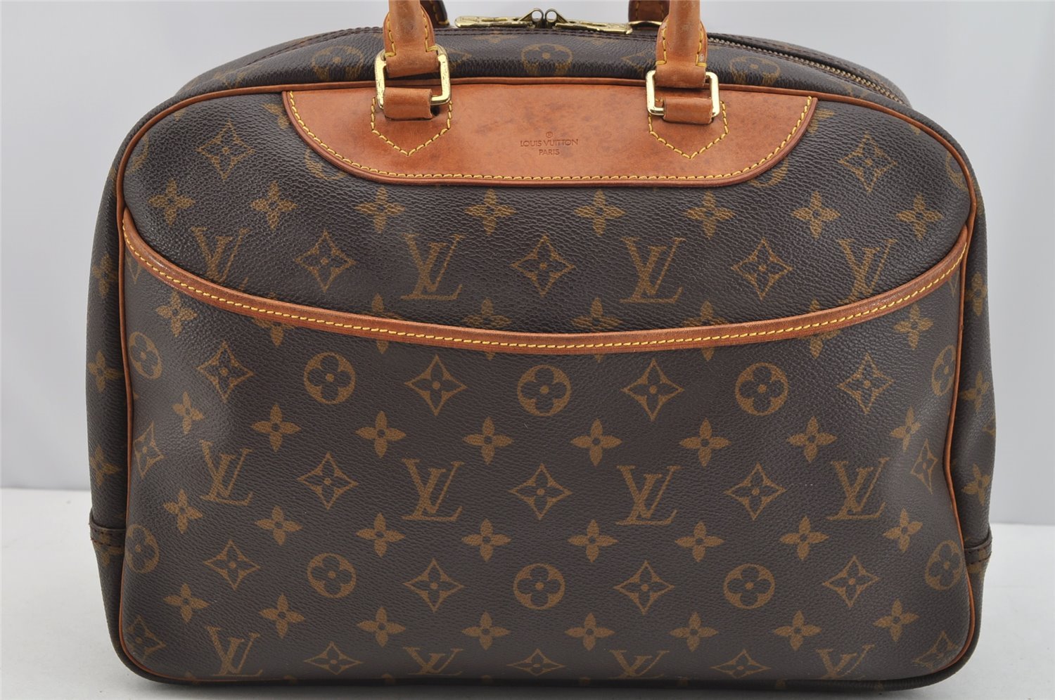 Authentic Louis Vuitton Monogram Deauville Hand Bag M47270 LV 2106I