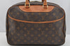 Authentic Louis Vuitton Monogram Deauville Hand Bag M47270 LV 2106I