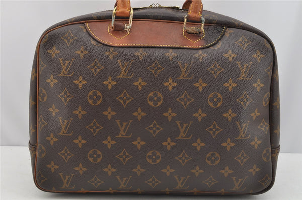 Authentic Louis Vuitton Monogram Deauville Hand Bag M47270 LV 2106I