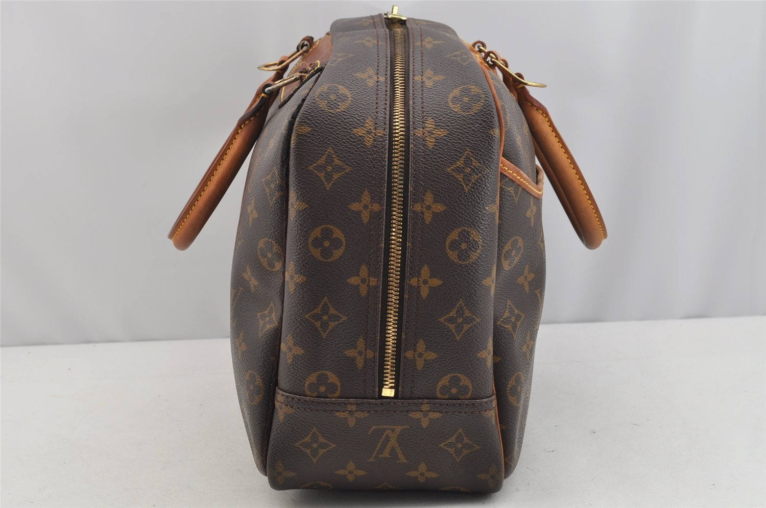 Authentic Louis Vuitton Monogram Deauville Hand Bag M47270 LV 2106I