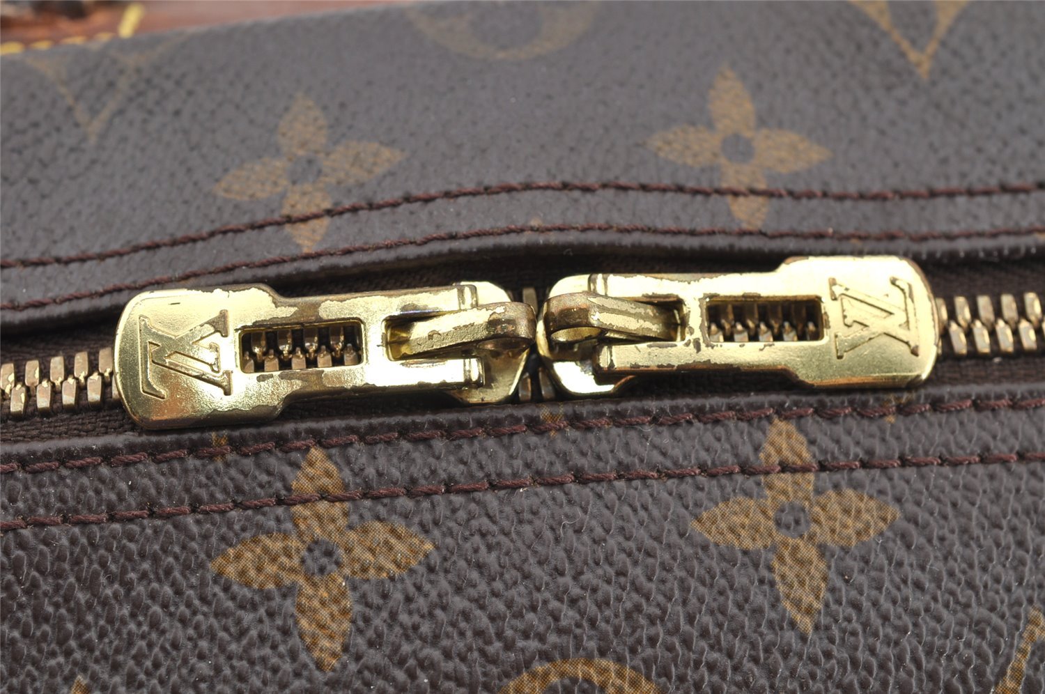 Authentic Louis Vuitton Monogram Deauville Hand Bag M47270 LV 2106I