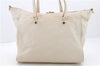 Auth Louis Vuitton Monogram Empreinte Lumineuse PM Tote Bag M93411 White 2107D