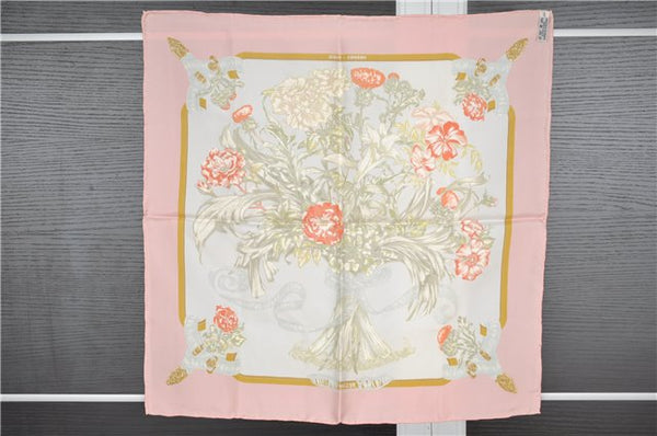 Authentic HERMES Petit Carre 40 Scarf Handkerchief "REGINA" Silk Pink 2108G