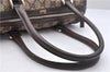 Authentic GUCCI Abbey Shoulder Hand Bag GG Canvas Leather 130942 Brown 2109D