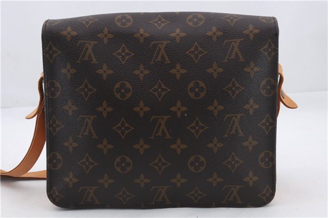 Auth Louis Vuitton Monogram Cartouchiere GM Shoulder Cross Bag M51252 LV 2111D
