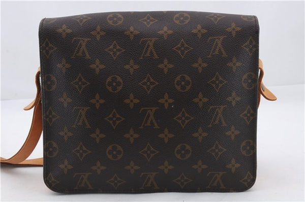 Auth Louis Vuitton Monogram Cartouchiere GM Shoulder Cross Bag M51252 LV 2111D