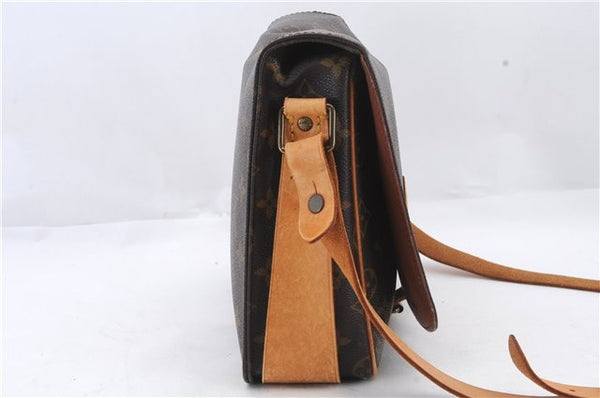 Auth Louis Vuitton Monogram Cartouchiere GM Shoulder Cross Bag M51252 LV 2111D