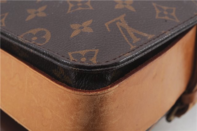 Auth Louis Vuitton Monogram Cartouchiere GM Shoulder Cross Bag M51252 LV 2111D