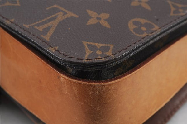 Auth Louis Vuitton Monogram Cartouchiere GM Shoulder Cross Bag M51252 LV 2111D