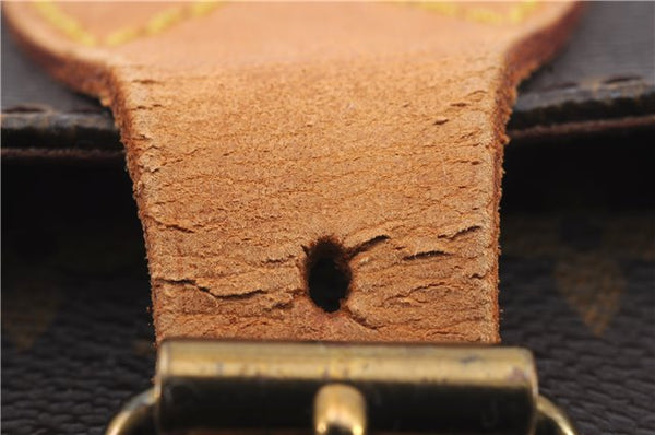 Auth Louis Vuitton Monogram Cartouchiere GM Shoulder Cross Bag M51252 LV 2111D