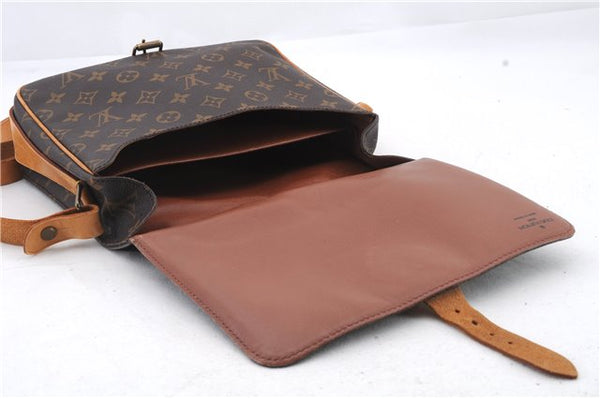 Auth Louis Vuitton Monogram Cartouchiere GM Shoulder Cross Bag M51252 LV 2111D